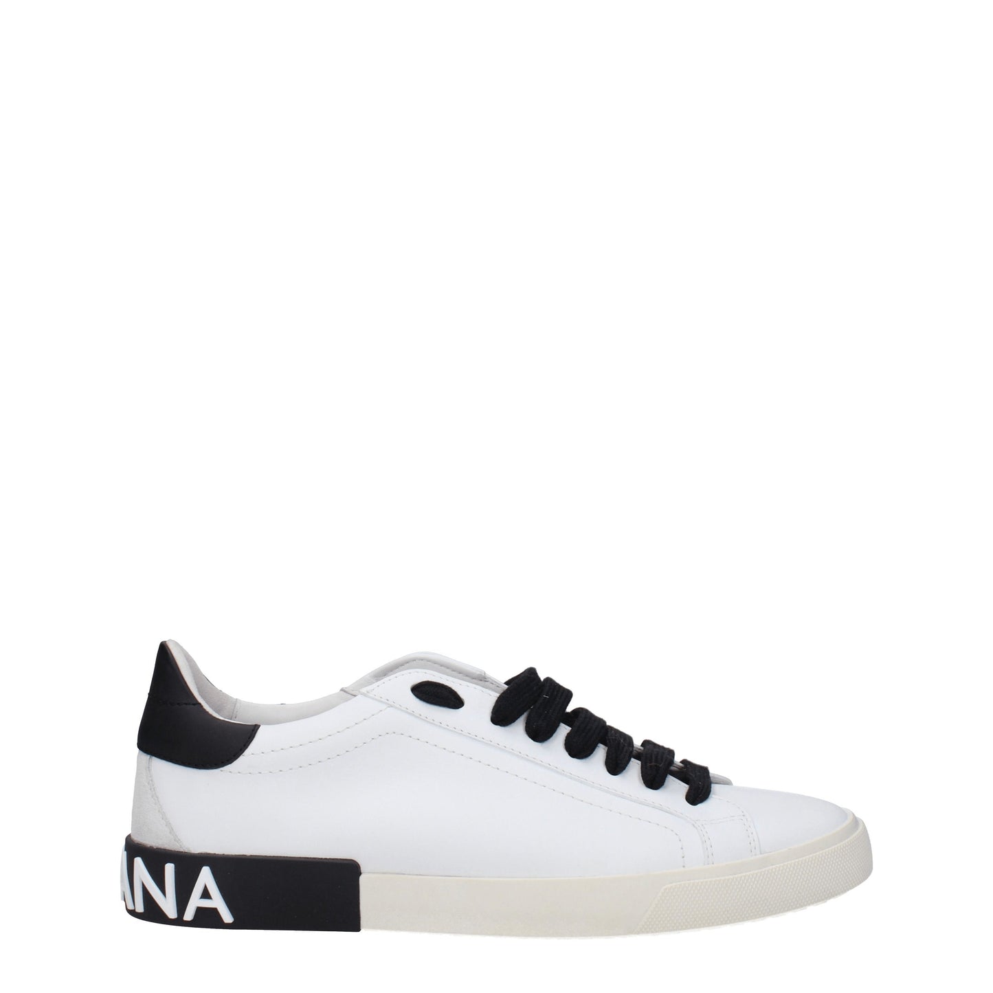 Dolce&Gabbana Men's Sneakers in Leather White/Black