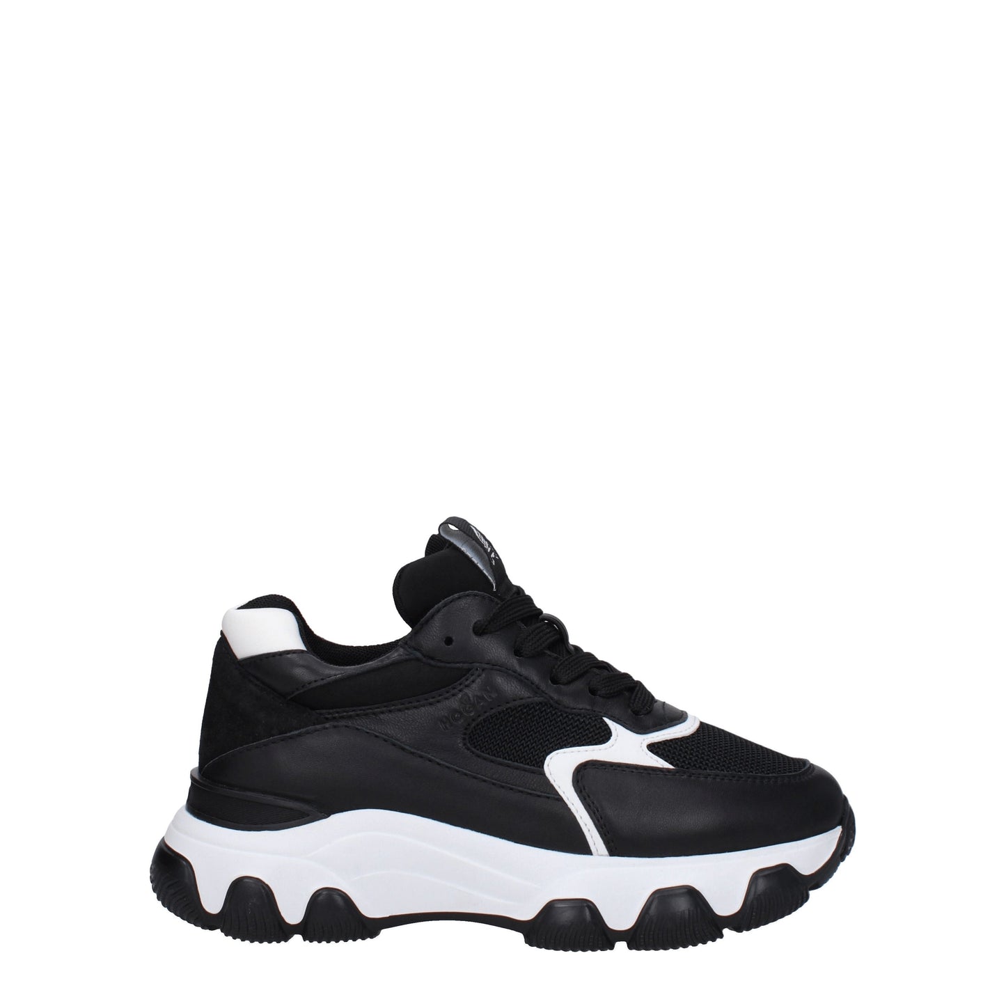 Hogan Women's Sneakers in Leather Black