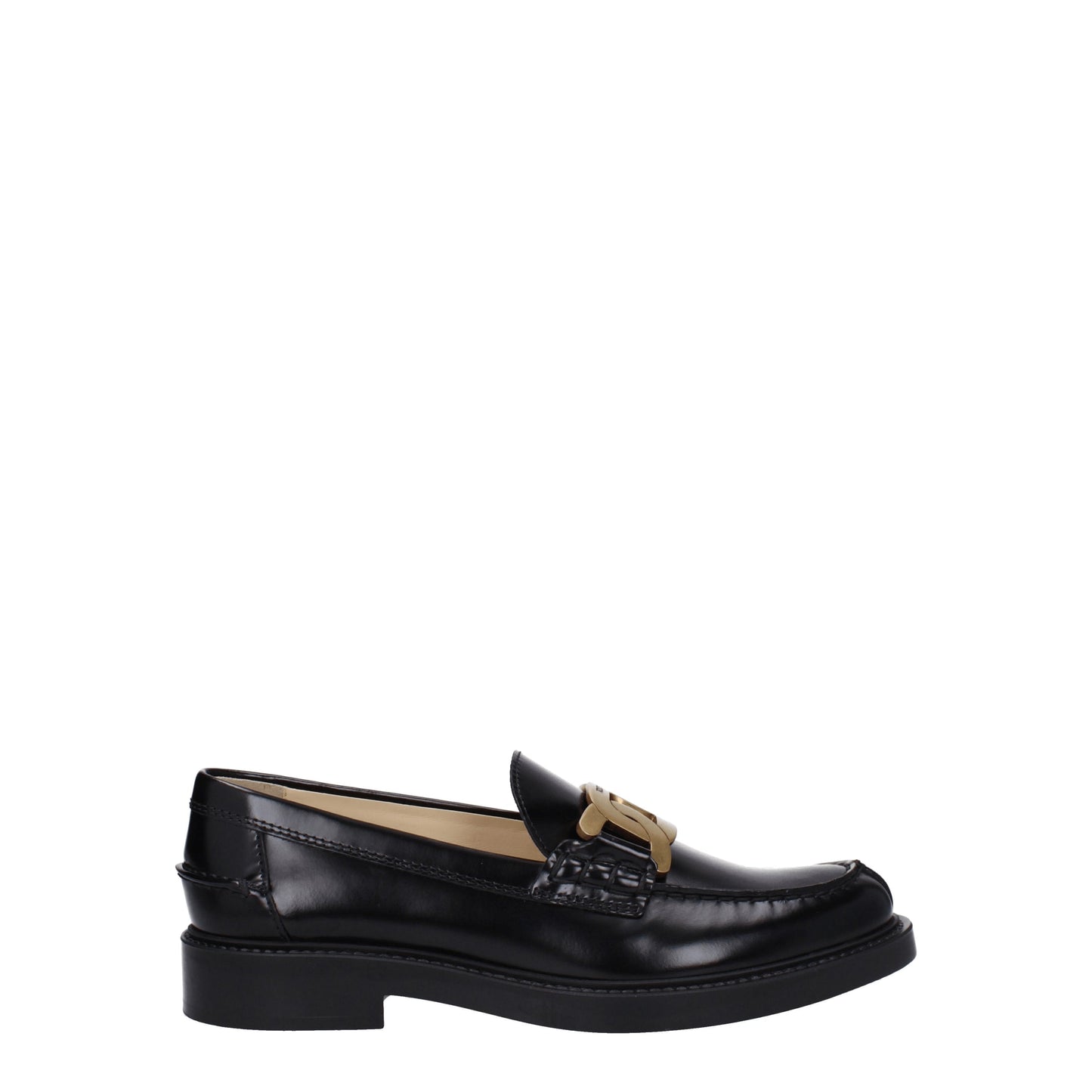 Tod's Women's Loafers in Leather Black