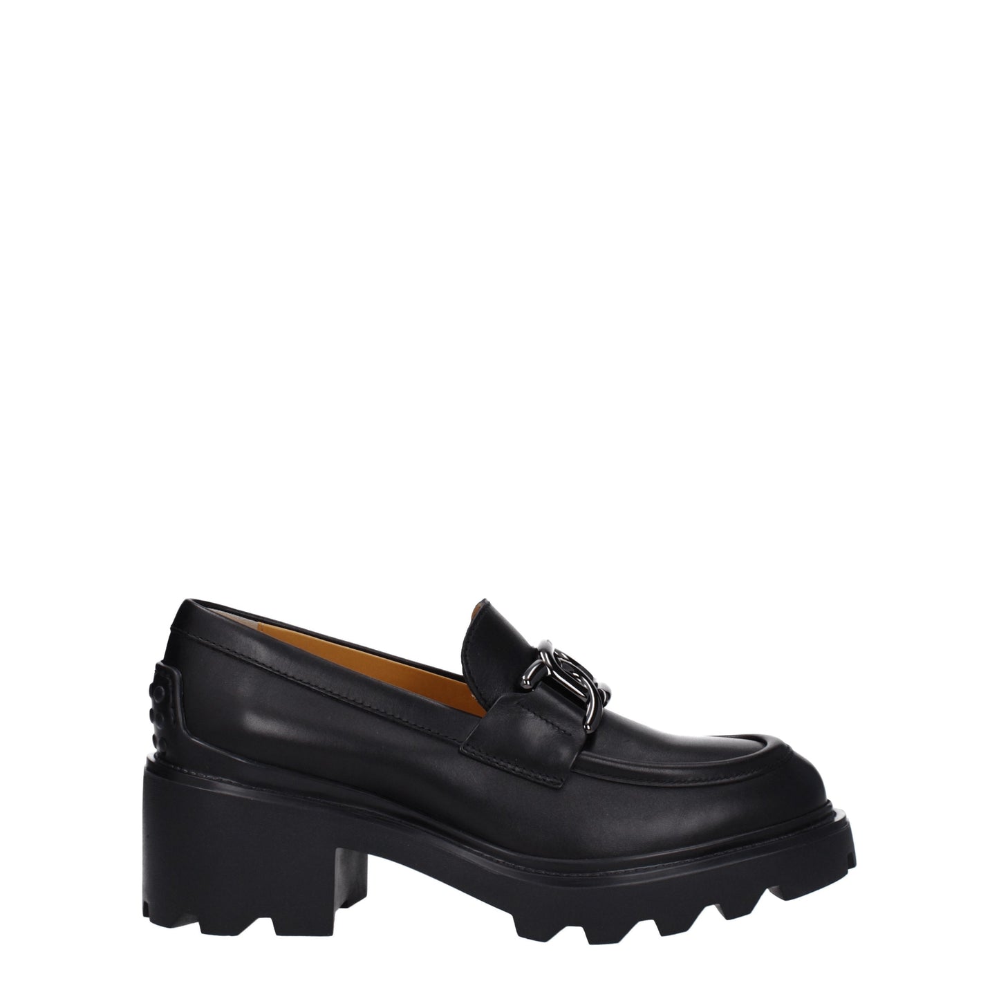 Tod's Women's Loafers in Leather Black