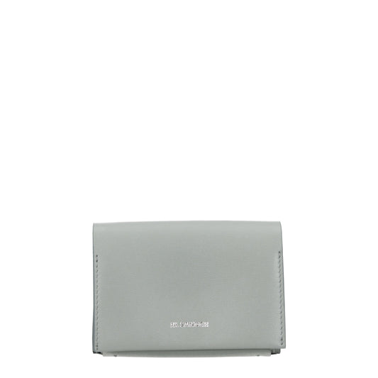 Jil Sander Document Holders Women Leather Green/Sea Foam