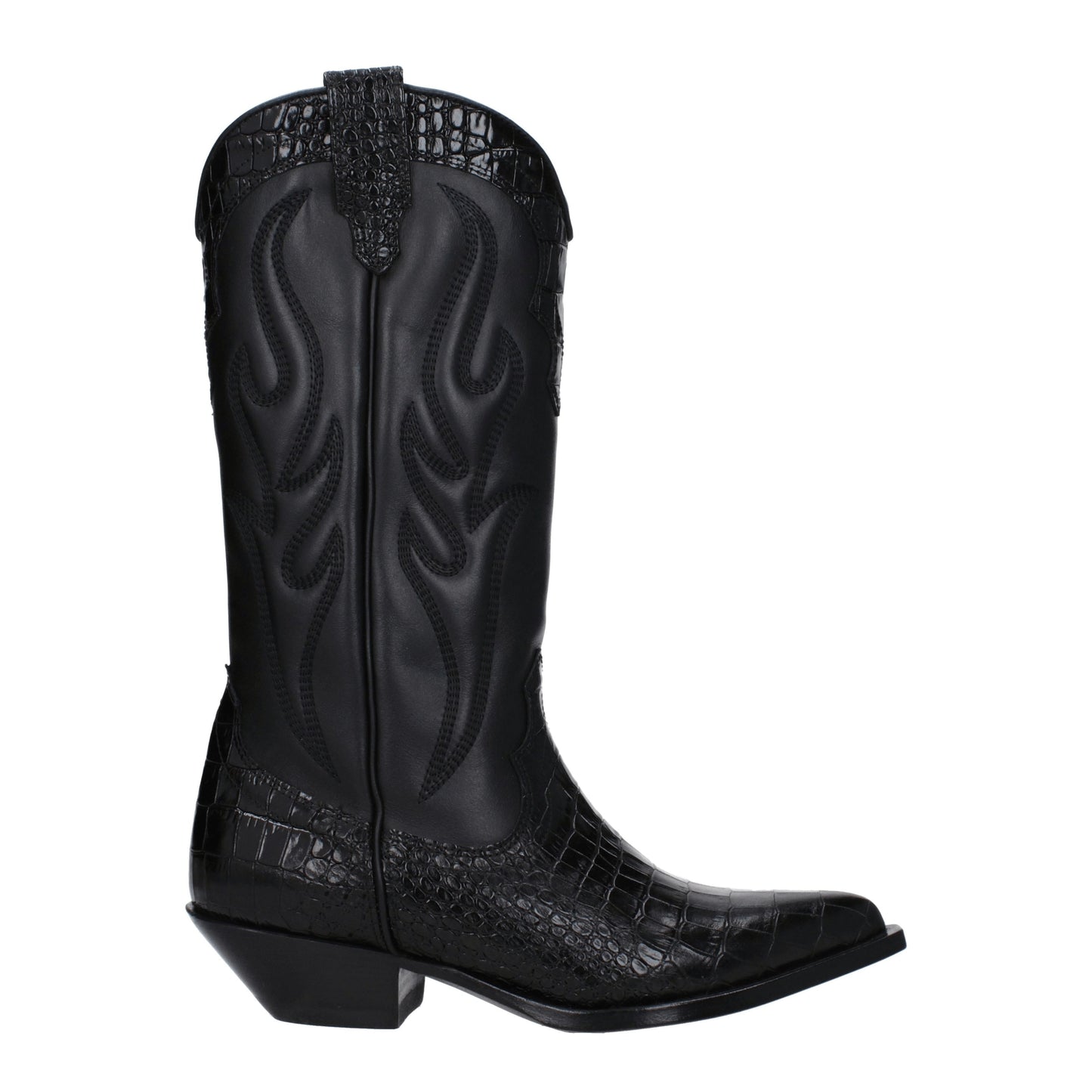 Sonora Women's Boots in Leather Black