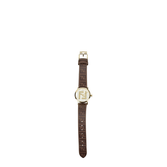 Fendi Watches Women Leather Brown