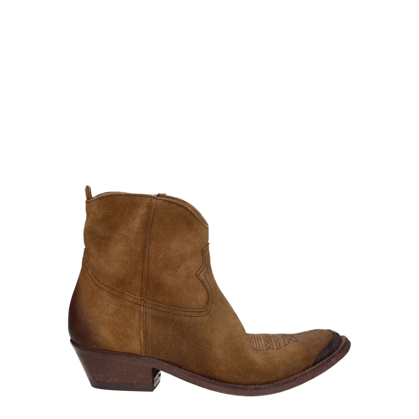 Golden Goose Women's Boots in Suede Brown/Cognac