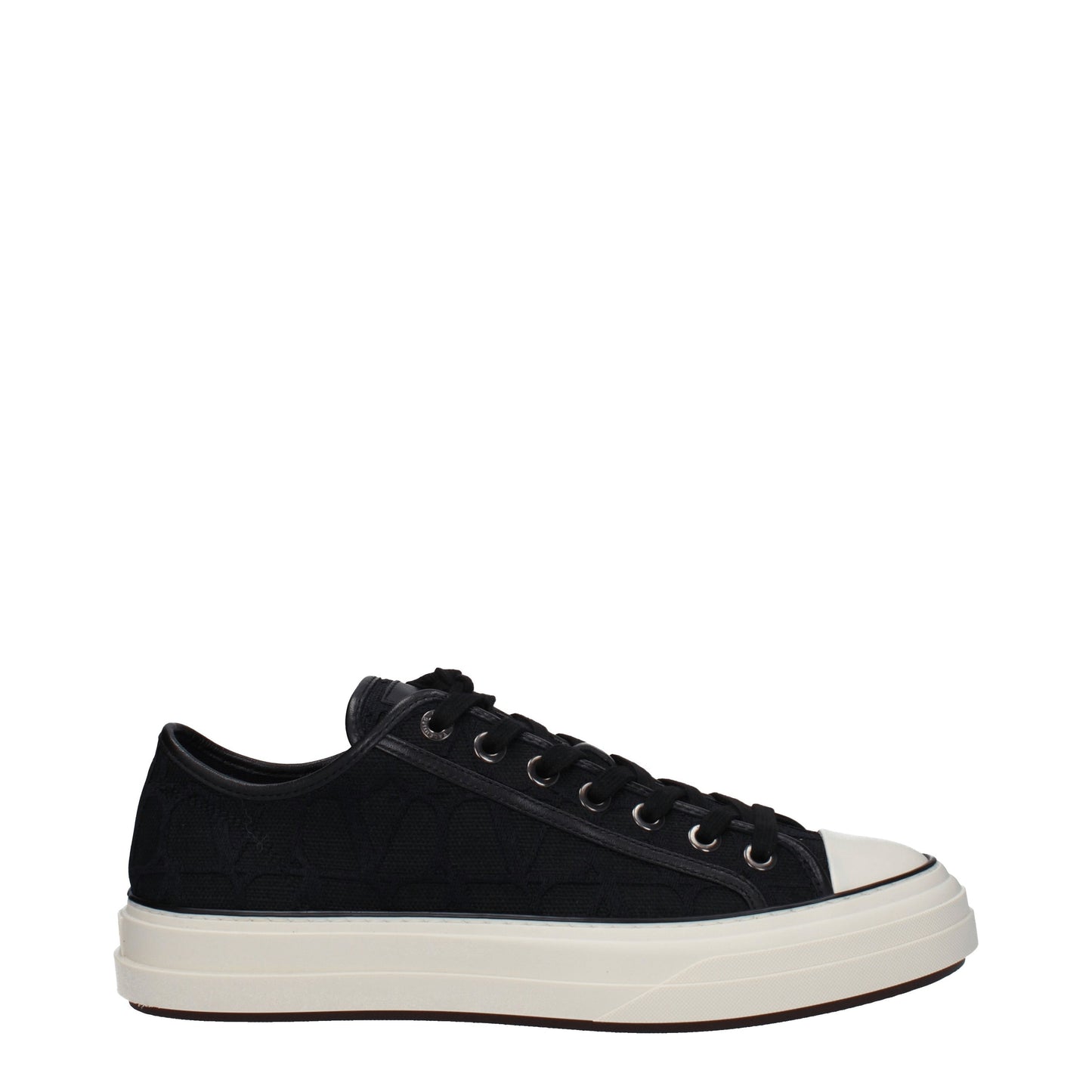 Valentino Garavani Men's Sneakers in Fabric  Black