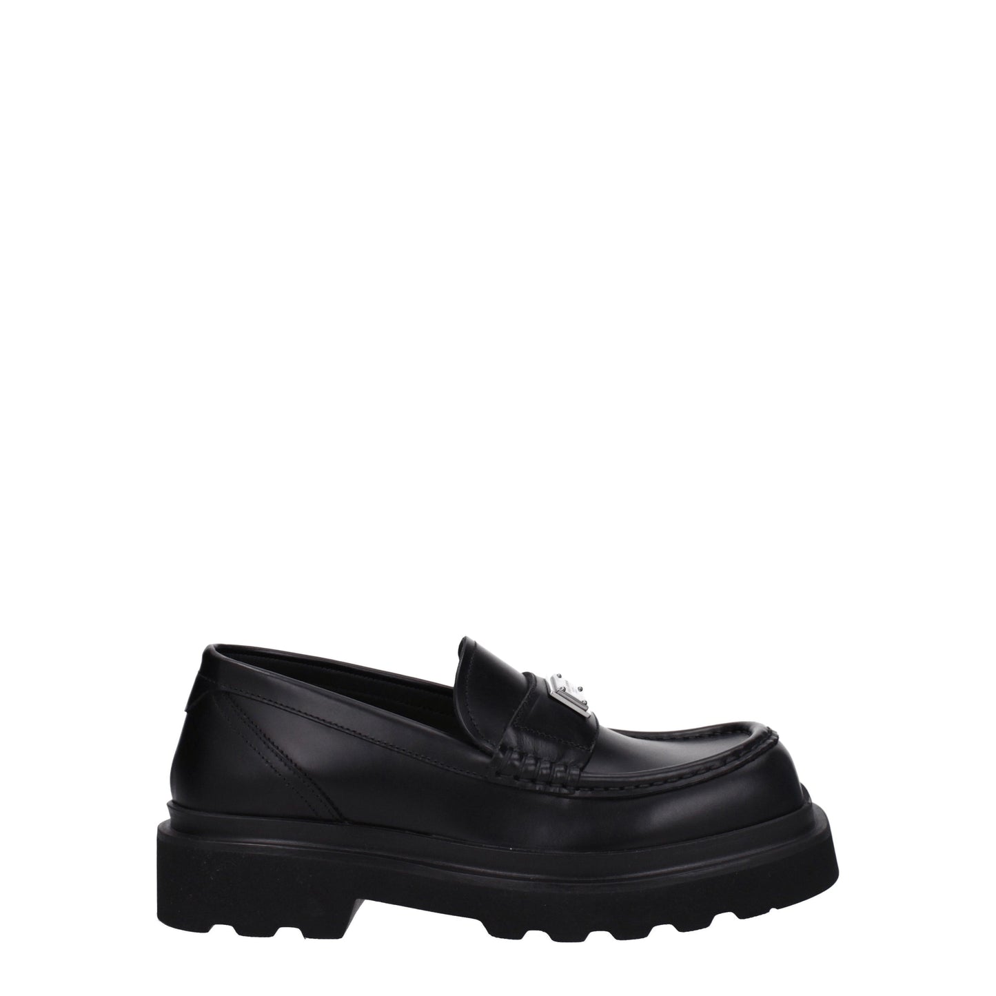 Dolce&Gabbana Women's Loafers in Leather Black