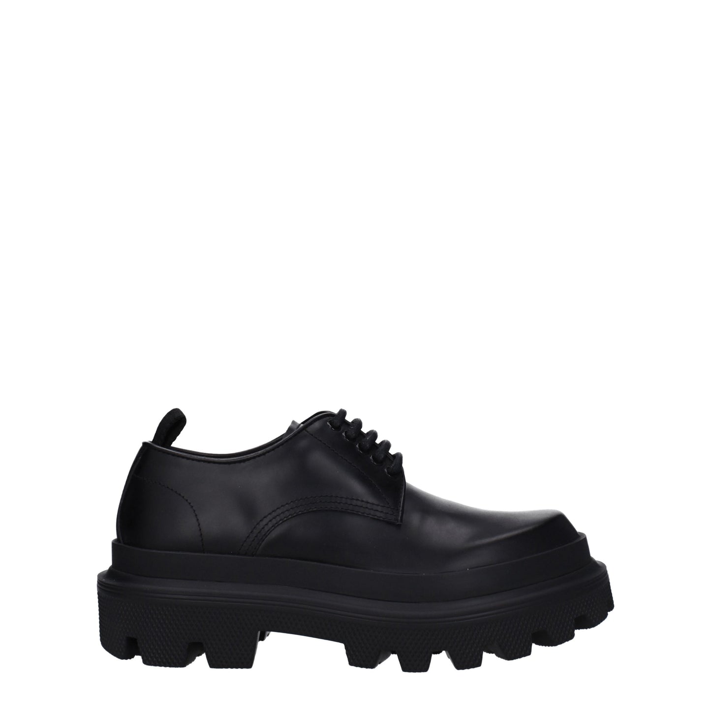 Dolce&Gabbana Men's Lace ups in Leather Black