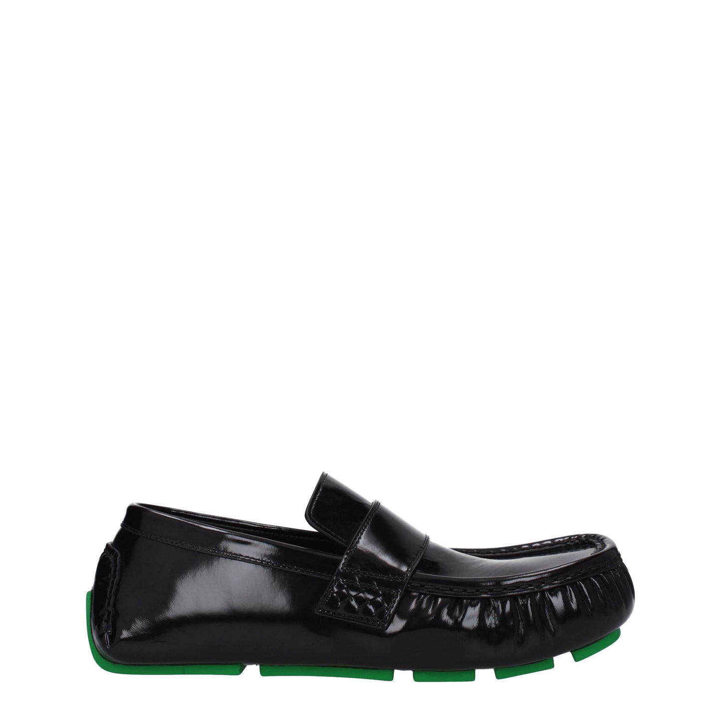 Bottega Veneta Men's Loafers in Leather Black