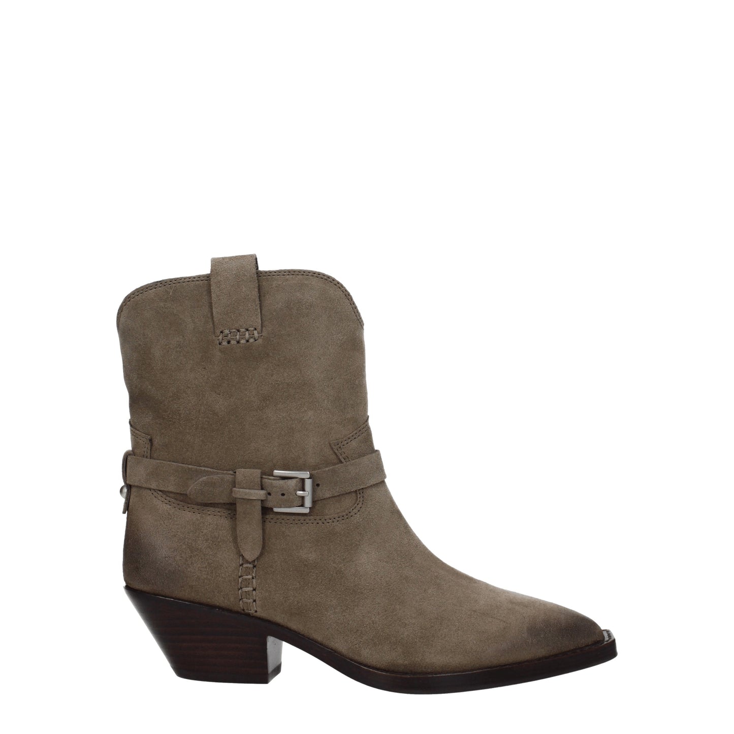 Ash Women's Boots in Suede Beige/Mud