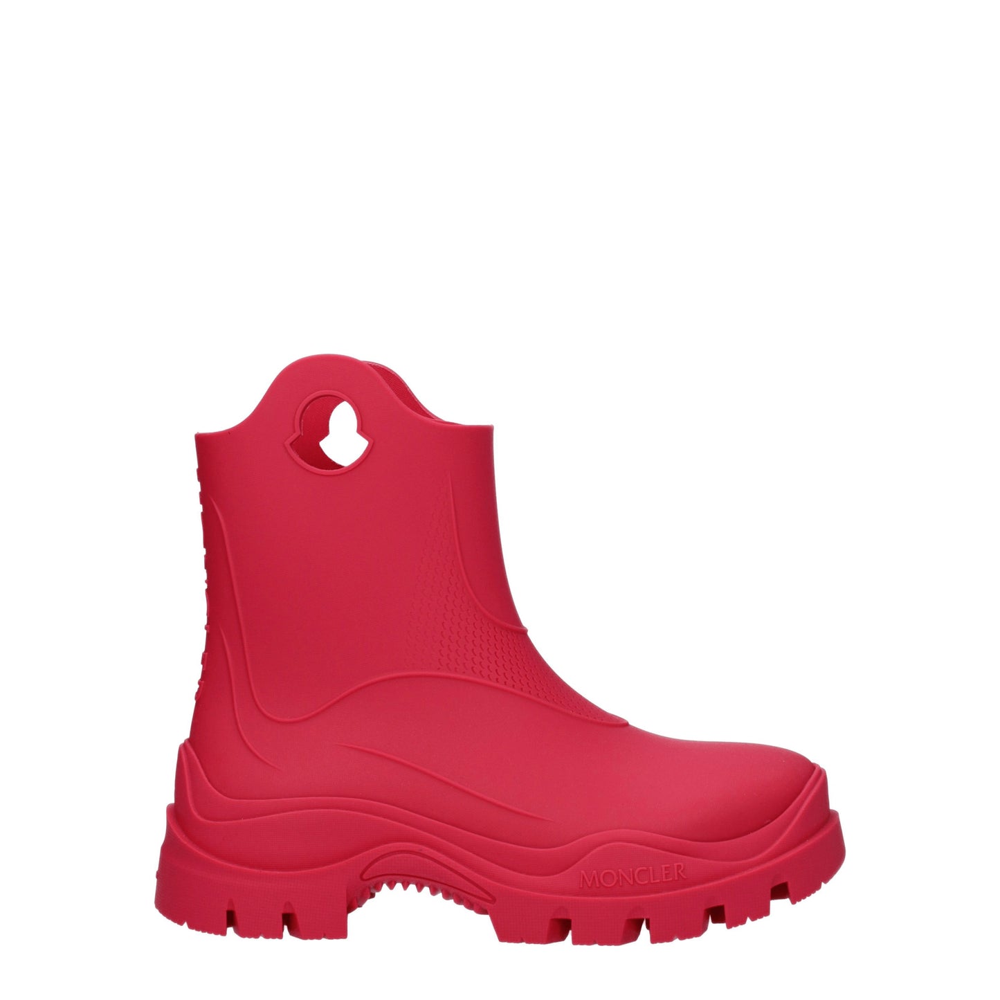 Moncler Women's Boots in Rubber Fuchsia