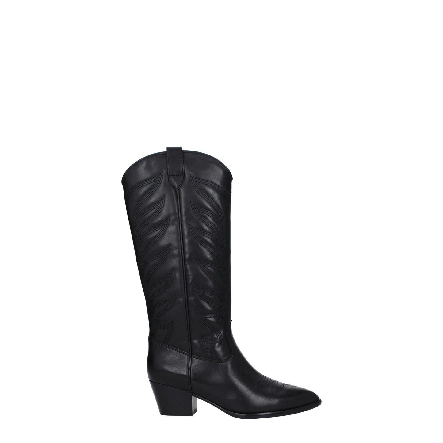 Ash Women's Boots in Leather Black