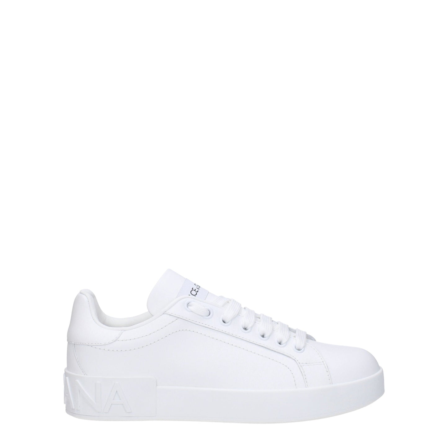 Dolce&Gabbana Women's Sneakers in Leather White