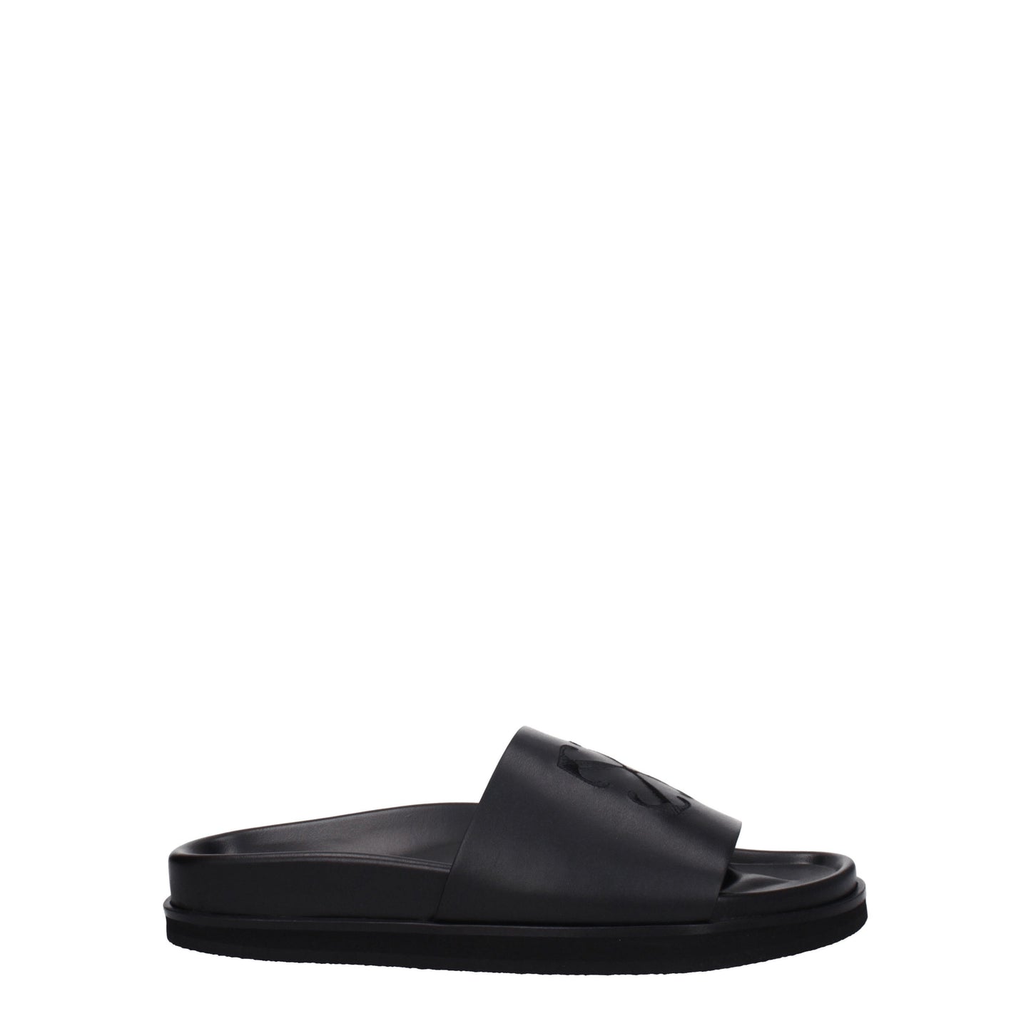 Off-White Sandals & Slippers Men Leather Black