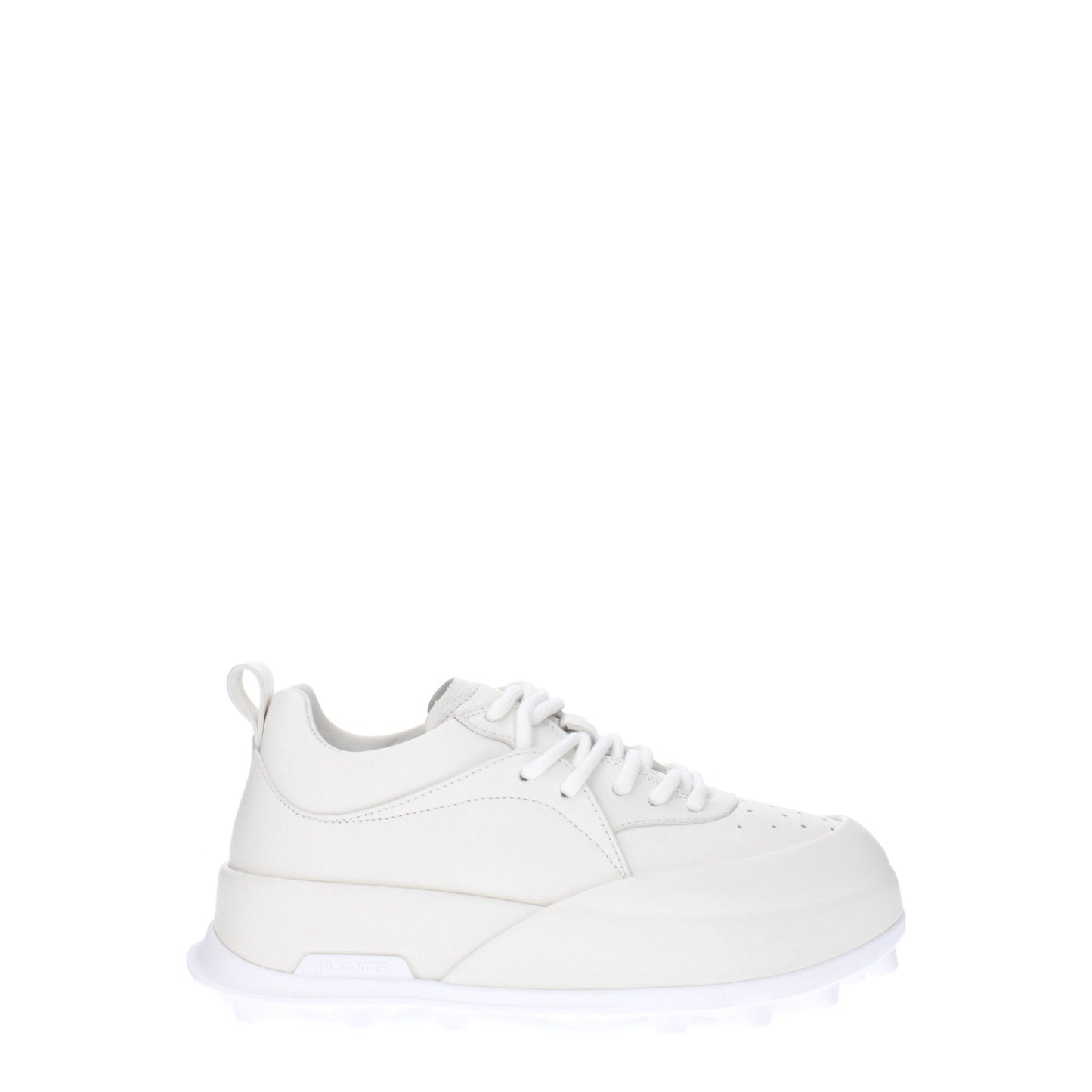 Jil Sander Women's Sneakers in Leather White/Porcelain