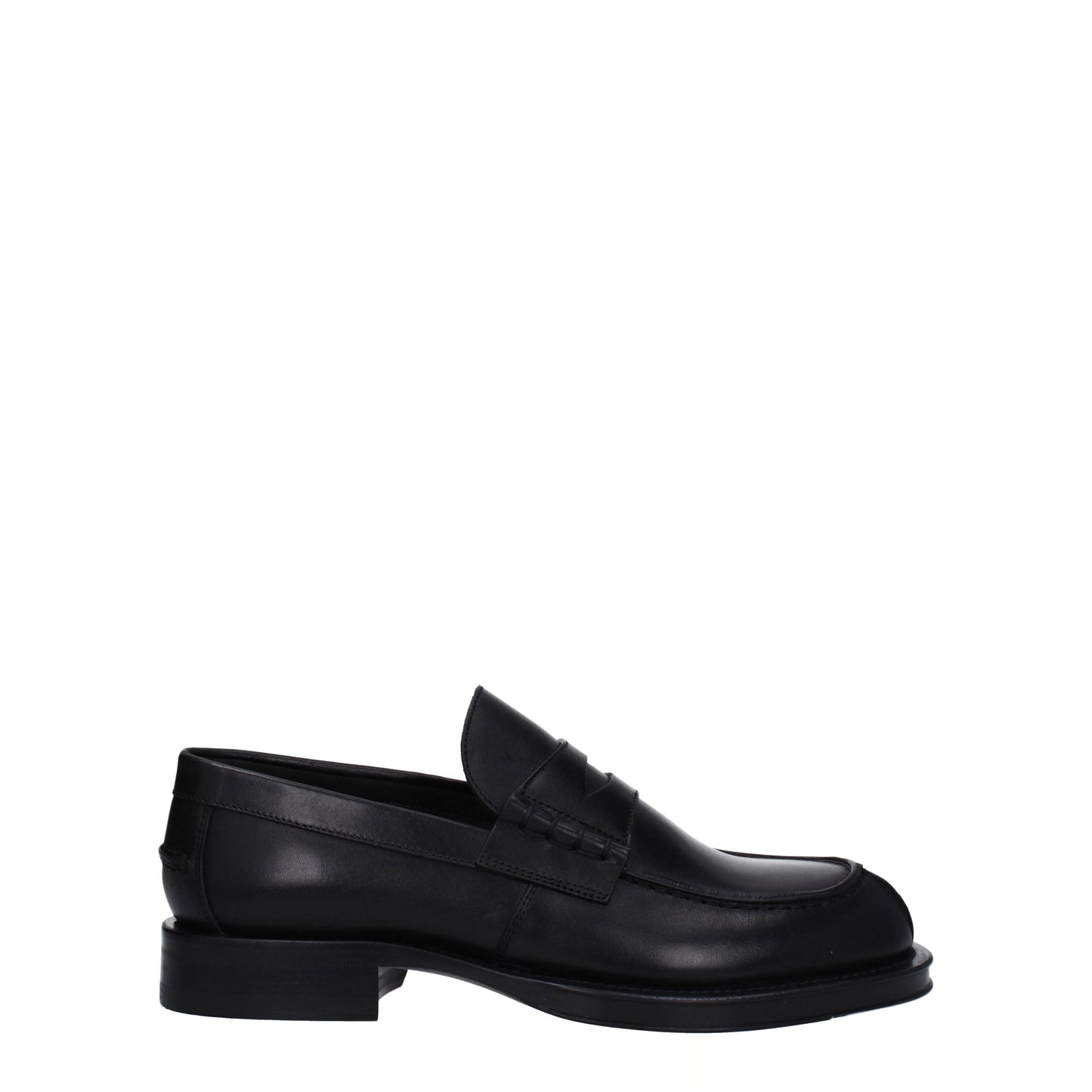 Lanvin Men's Loafers in Leather Black