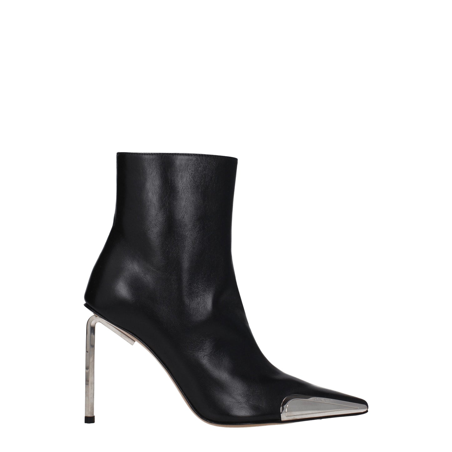 Off-White Women's Boots in Leather Black