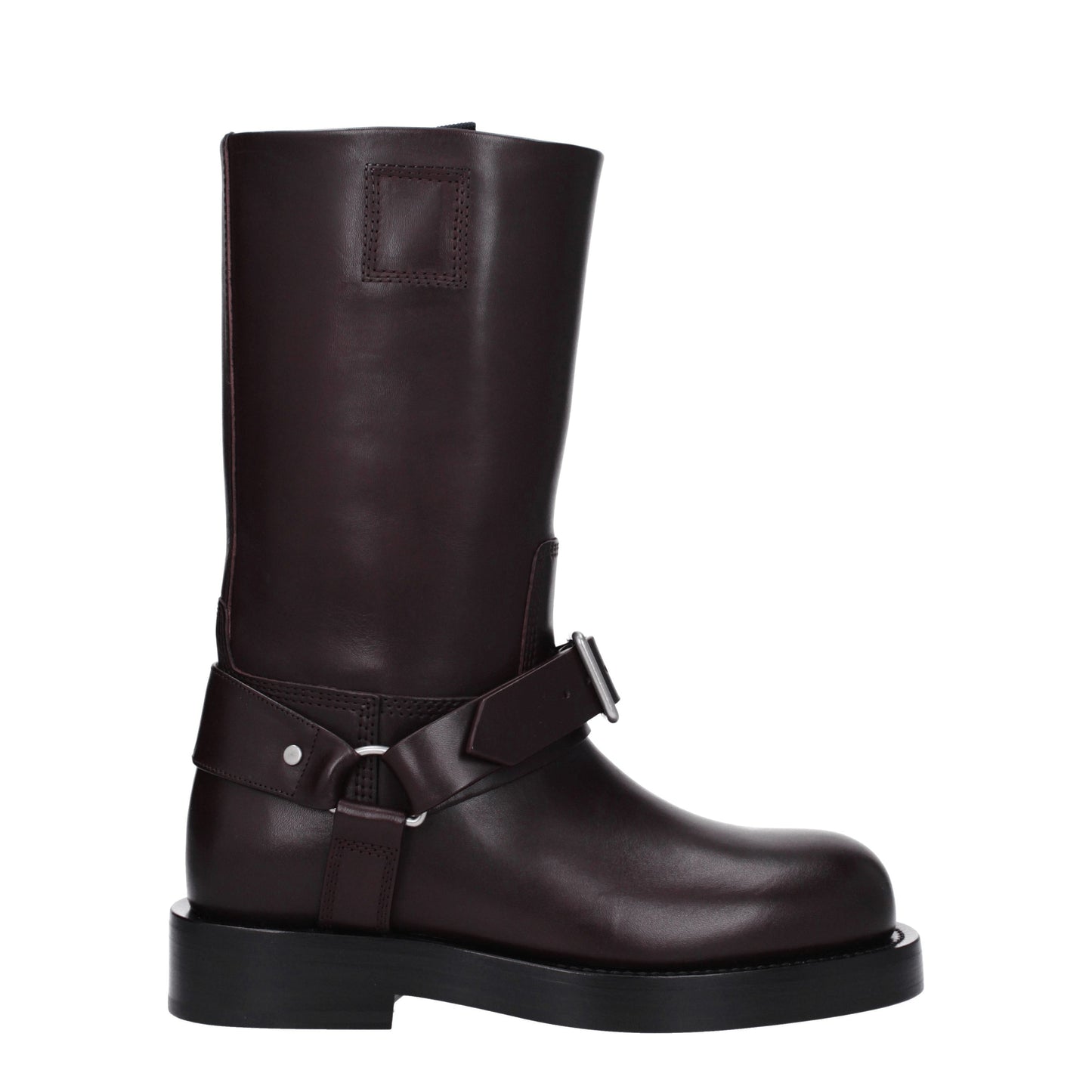 Burberry Women's Boots in Leather Violet/Aubergine