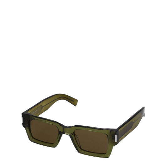 Saint Laurent Sunglasses Women Acetate Green