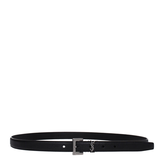 Saint Laurent Men's Belts Leather
