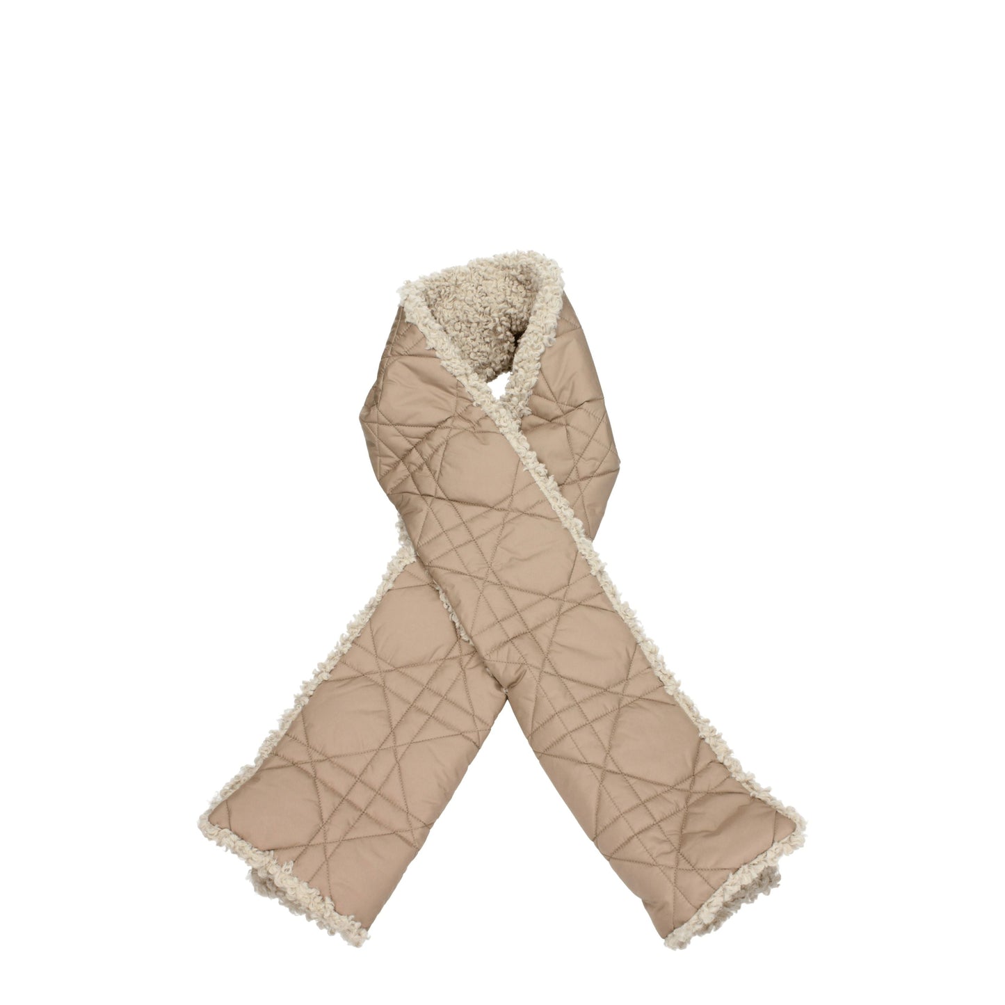 Christian Dior Scarves Women Nylon Beige