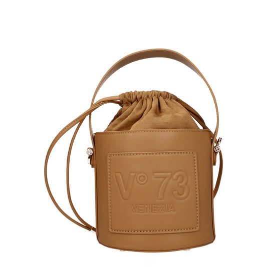 V°73 Handbags Women Eco Leather Brown/Leather