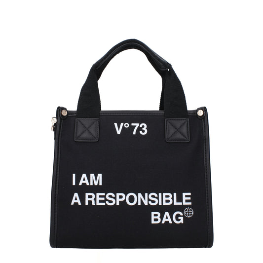 V°73 Handbags Women Fabric  Black