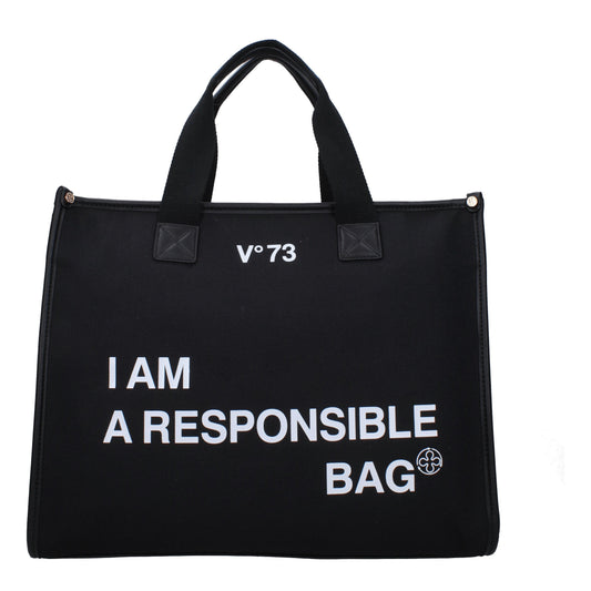 V°73 Handbags Women Fabric  Black