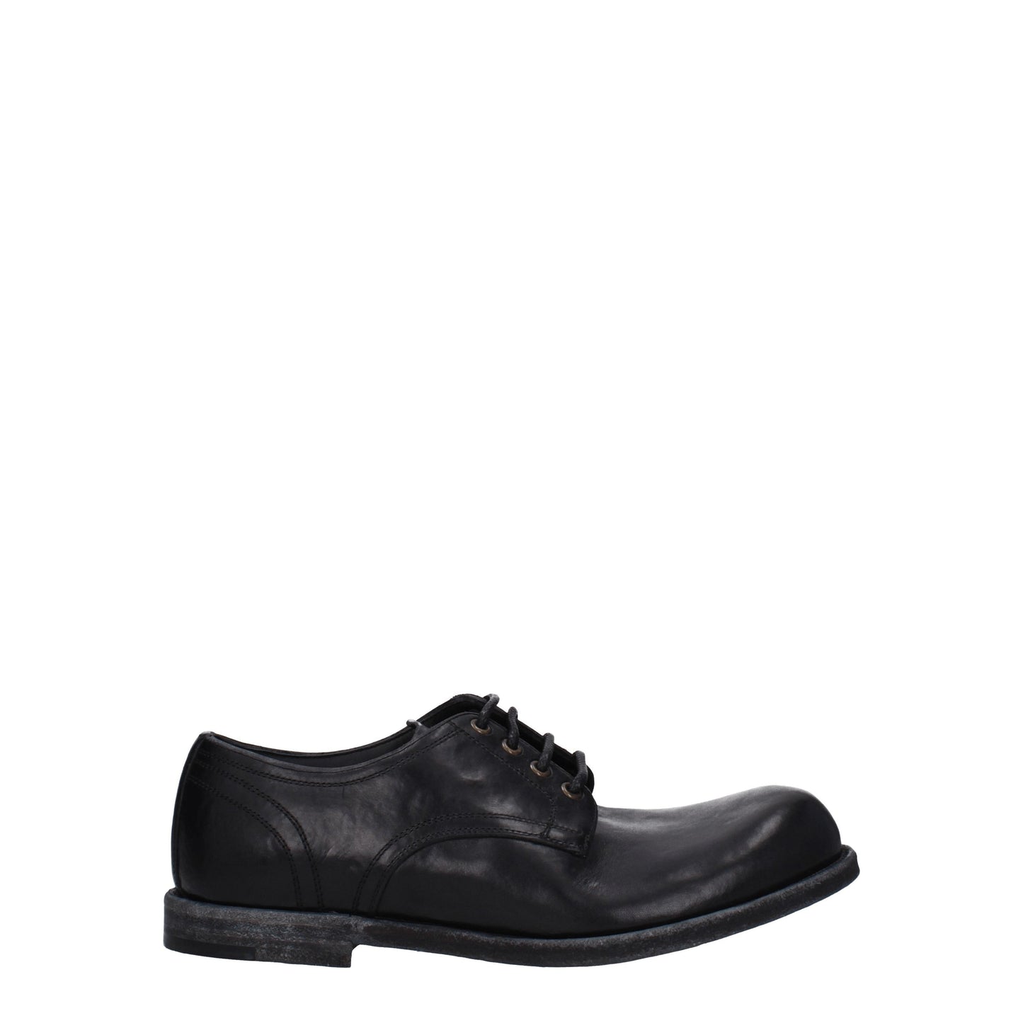 Dolce&Gabbana Men's Lace ups in Leather Black