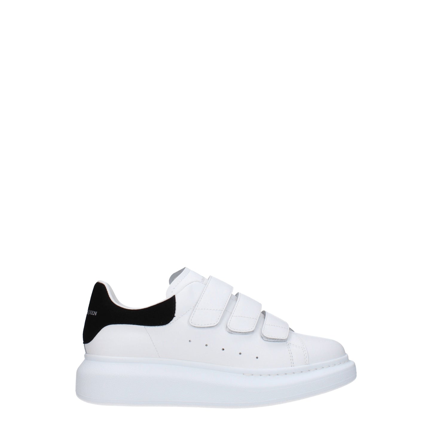 Alexander McQueen Women's Sneakers in Leather White/Black