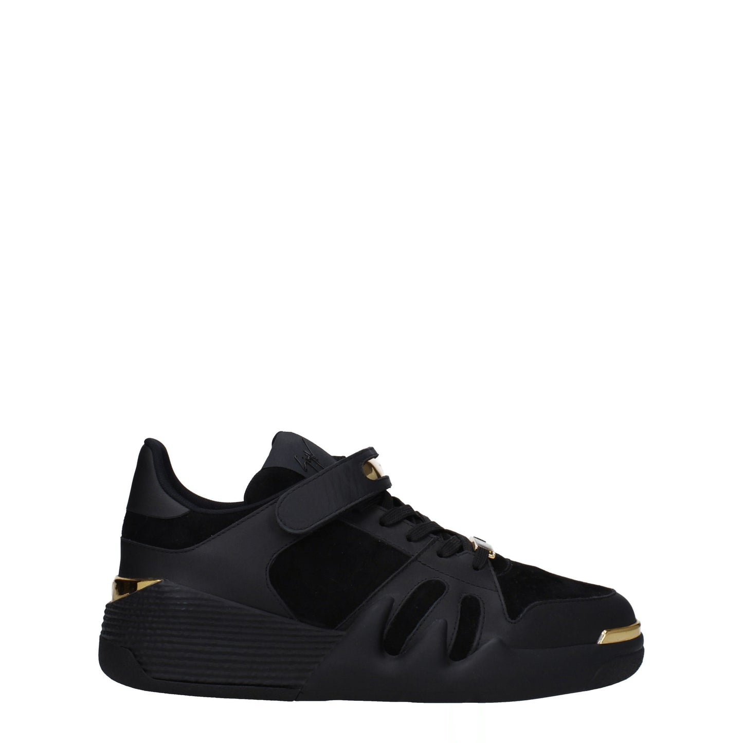 Giuseppe Zanotti Men's Sneakers in Suede Black