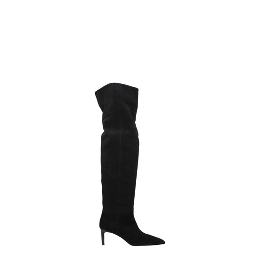 Paris Texas Women's Boots in Suede Black