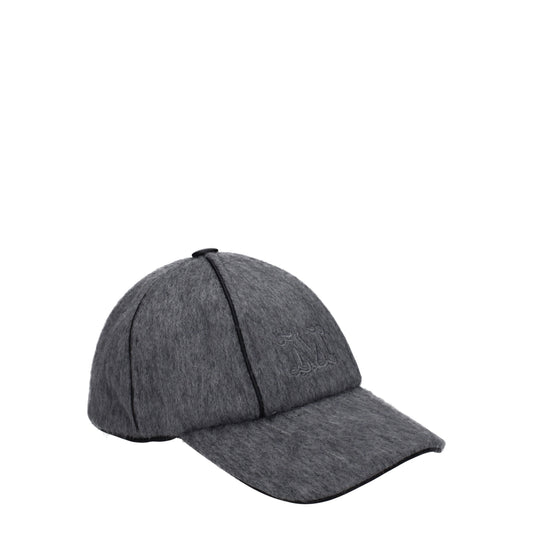 Max Mara Hats Women Wool Gray