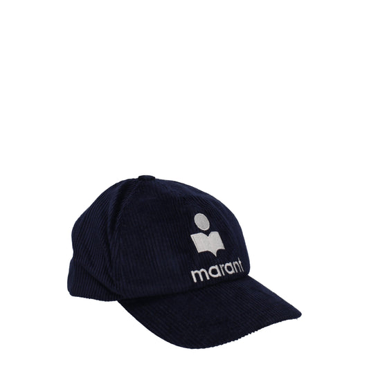 Isabel Marant Hats Men Cotton Blue/Midnight Blue