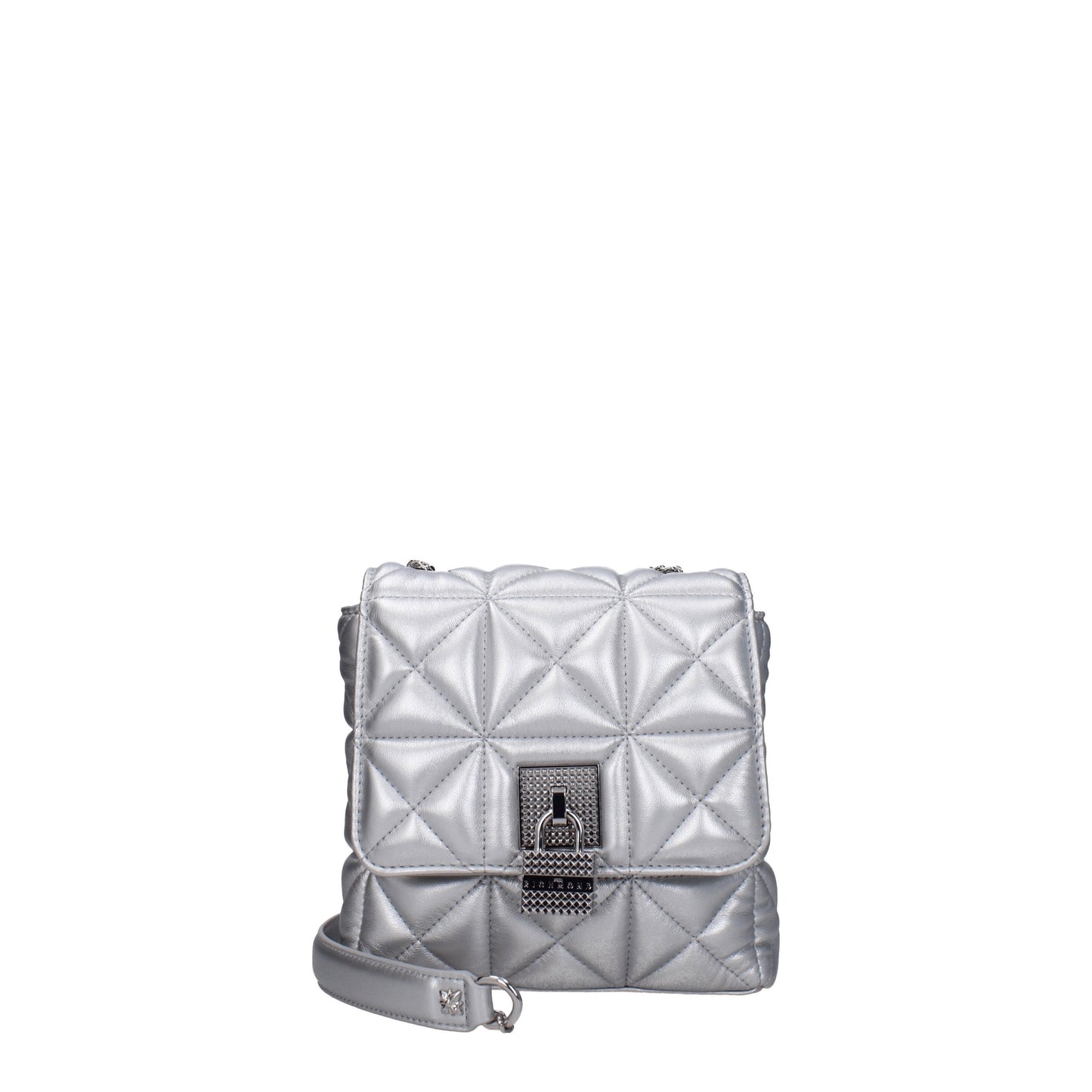 John Richmond Crossbody Bags Women Polyurethane Silver