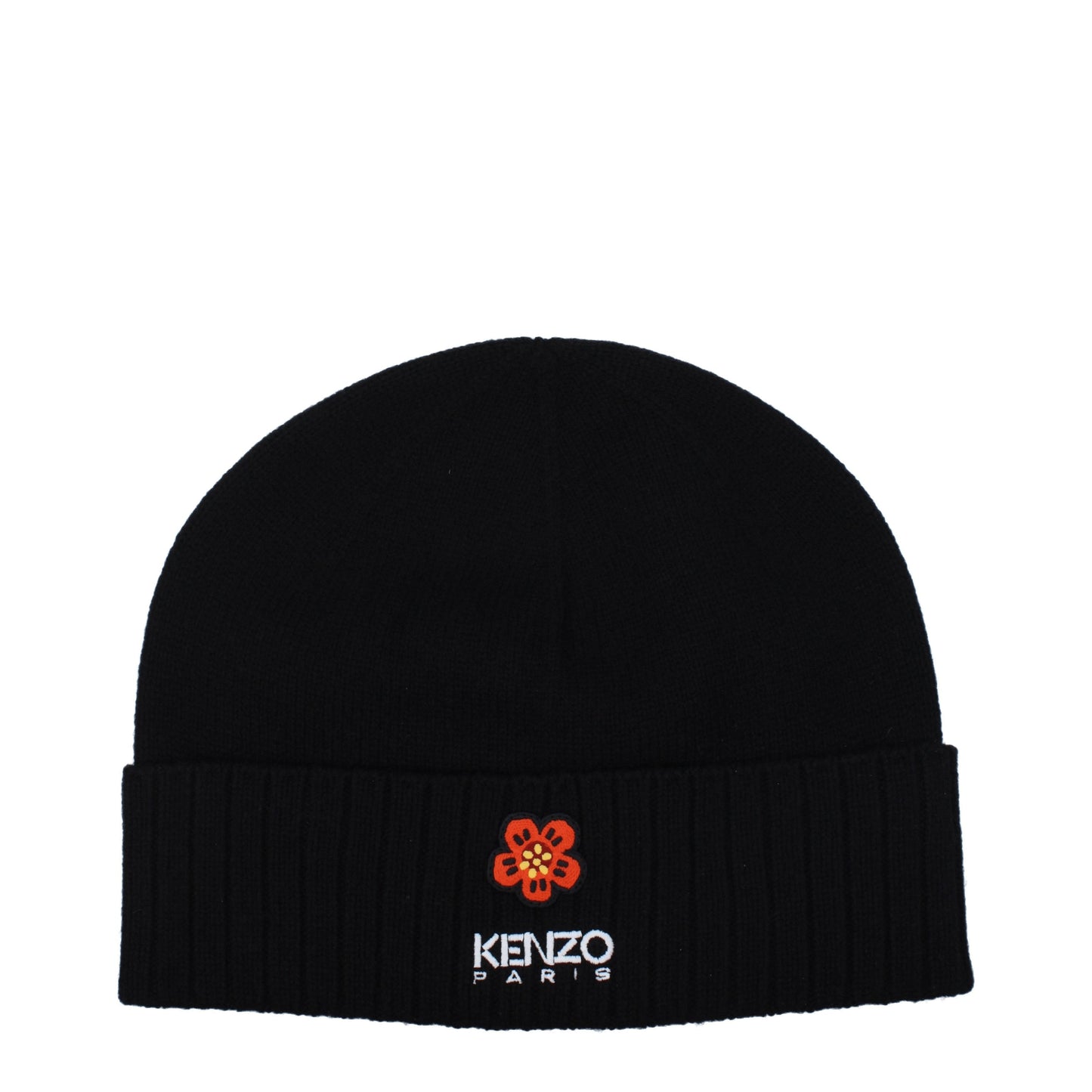 Kenzo Hats Men Wool Black