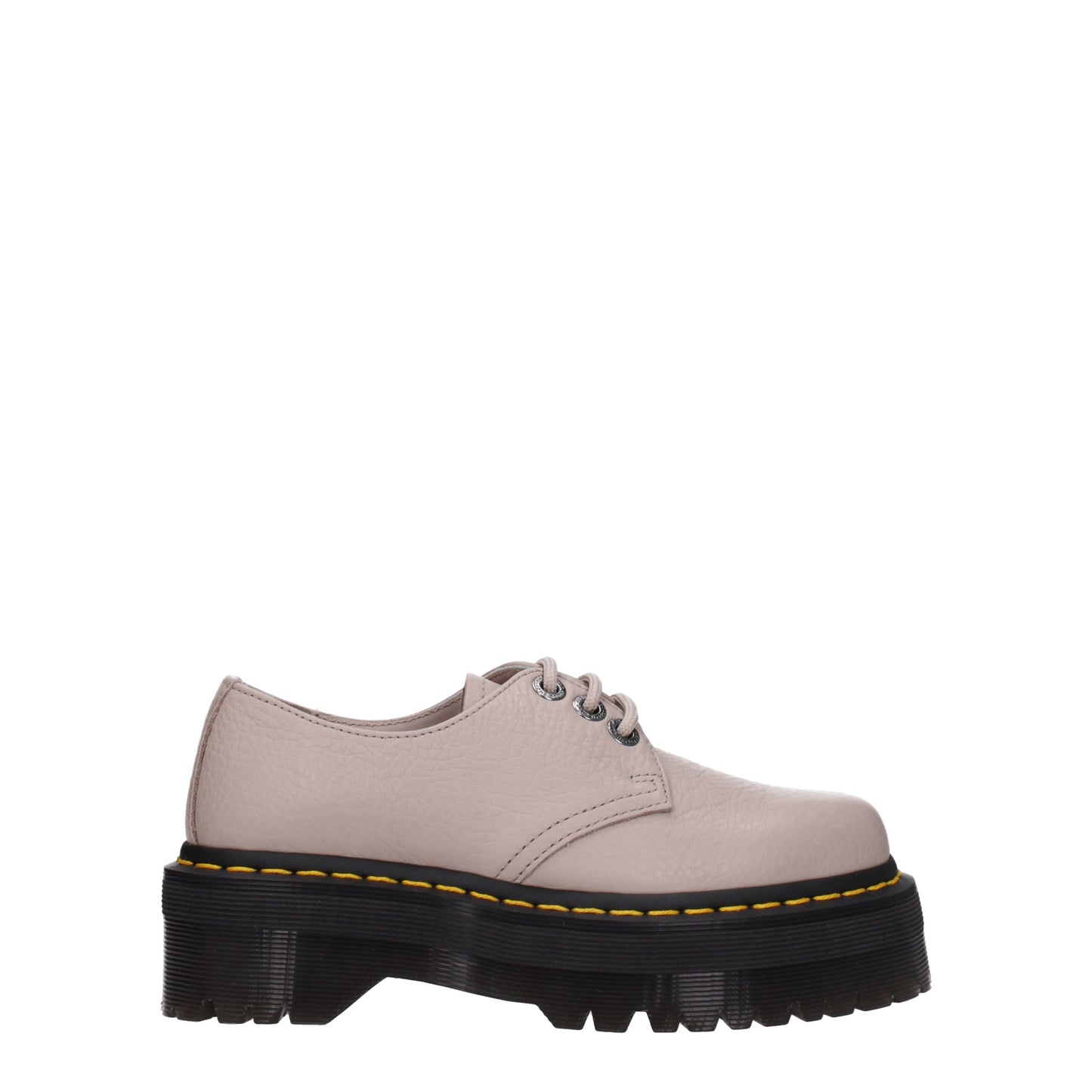 Dr. Martens Women's Lace ups in Leather Gray/Taupe