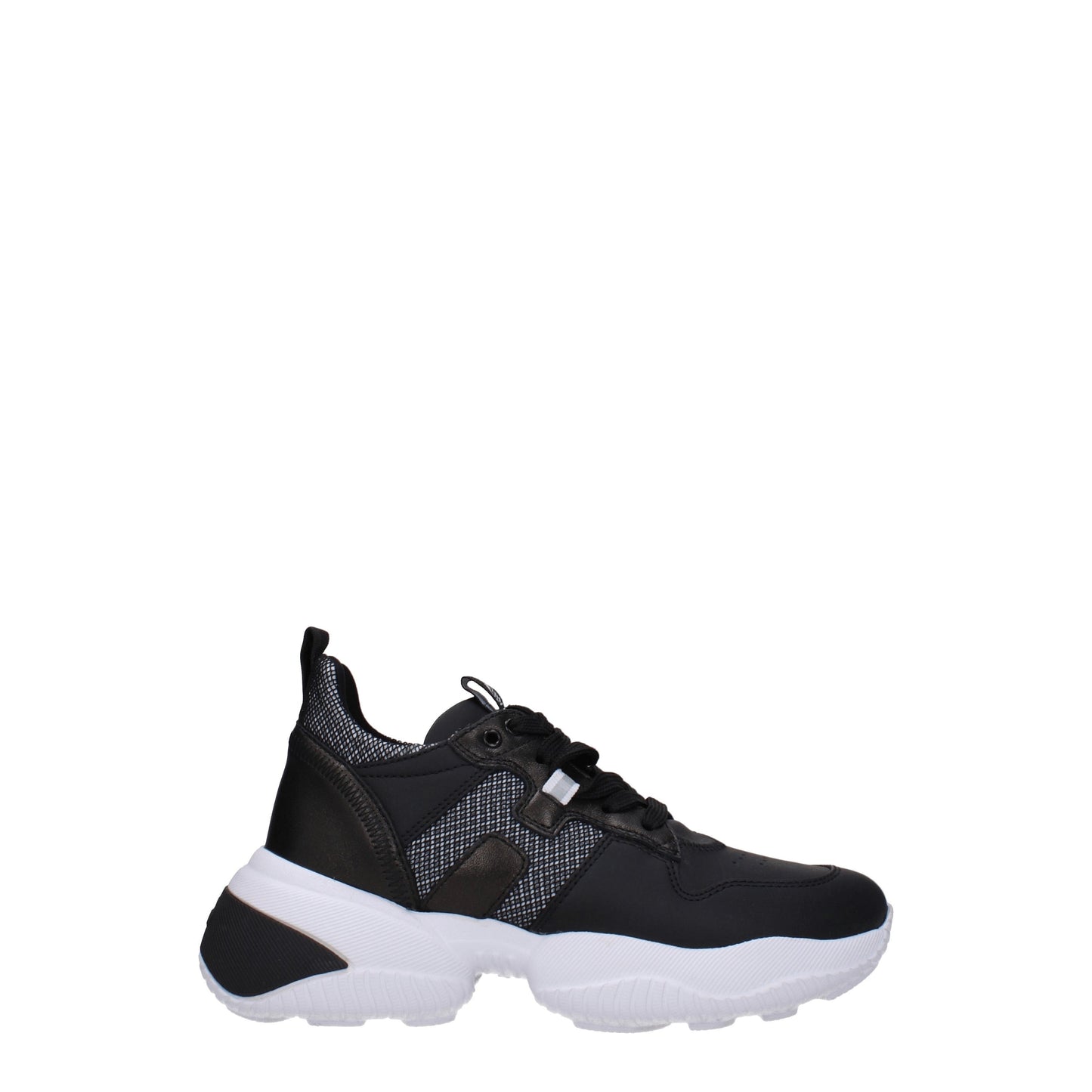 Hogan Women's Sneakers in Leather Black