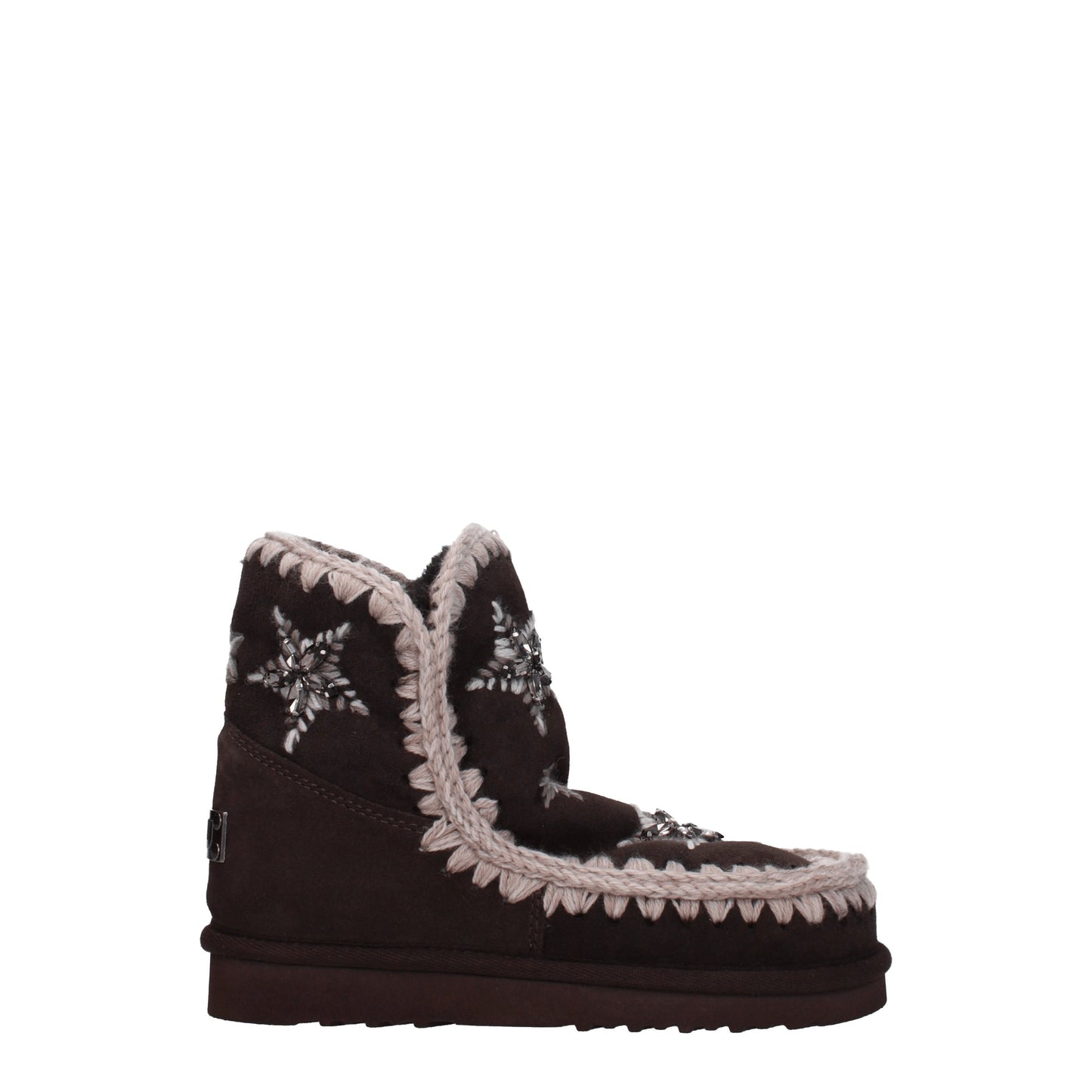 Mou Women's Boots in Suede Brown