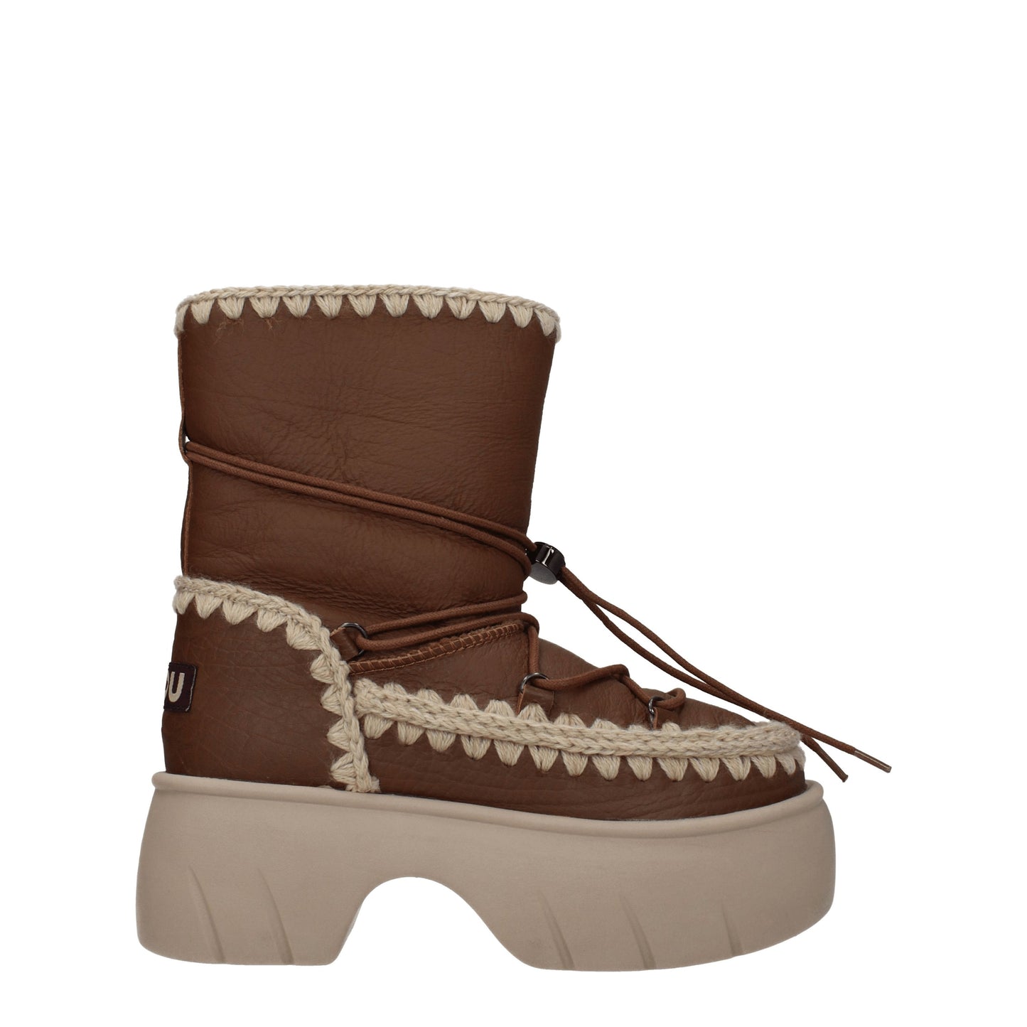 Mou Women's Boots in Leather Brown