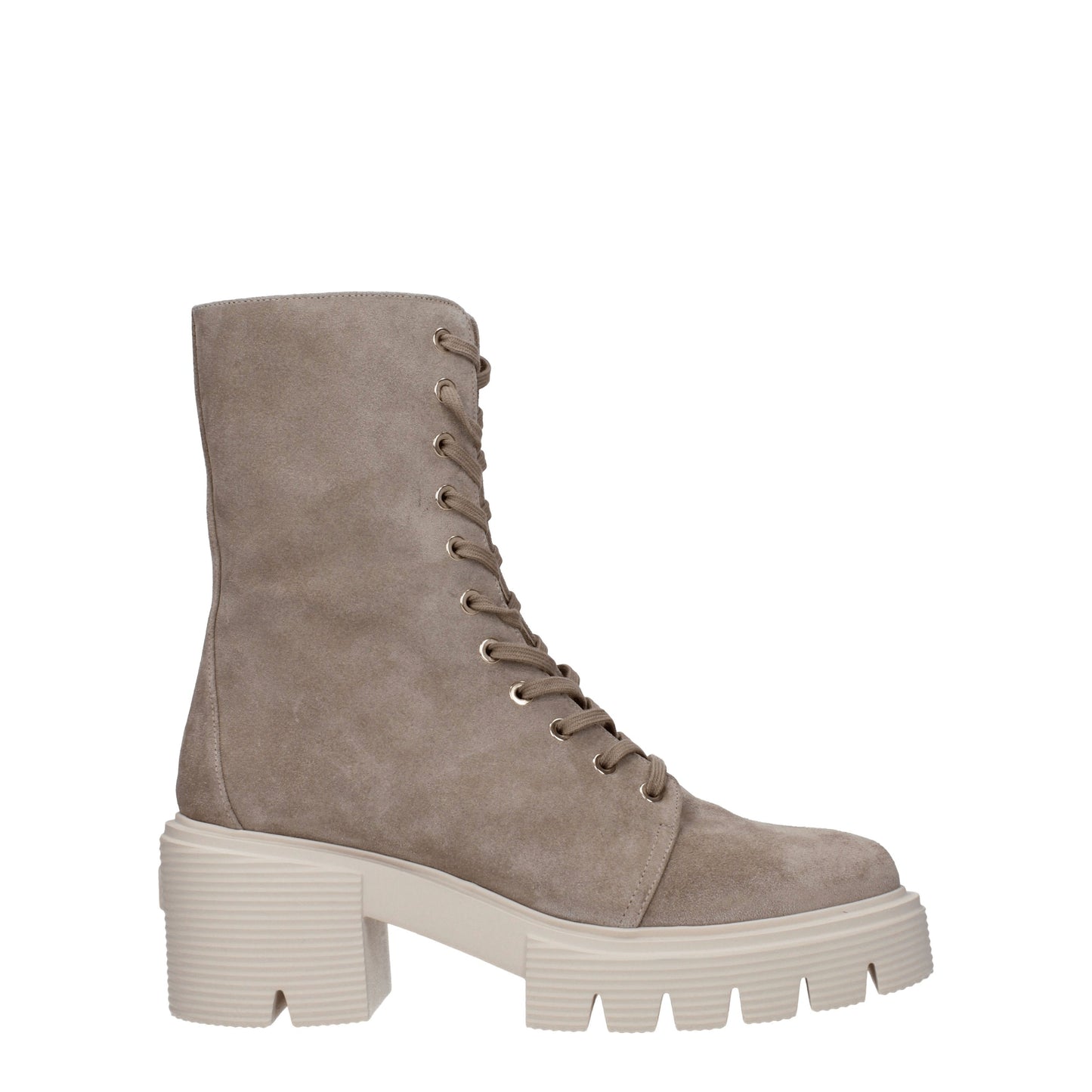 Stuart Weitzman Women's Boots in Suede Beige/Milk