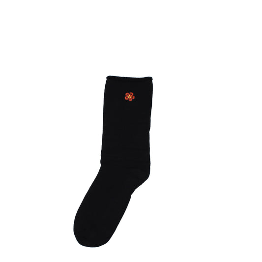 Kenzo Socks Men Cotton Black