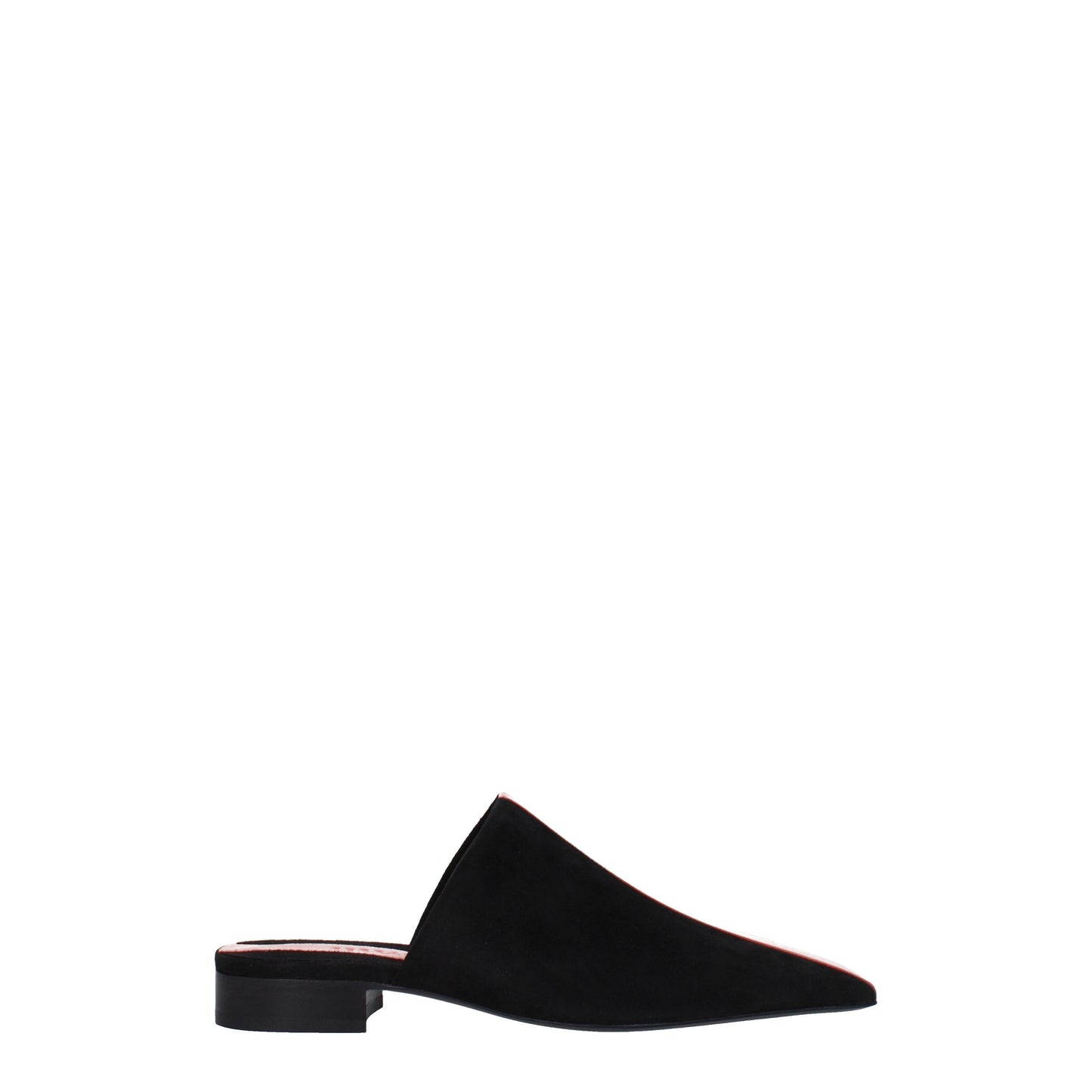 Salvatore Ferragamo Women's Sandals & Slippers in Suede Black/Flame