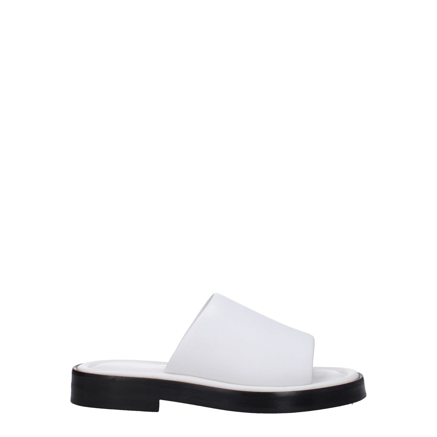 Salvatore Ferragamo Women's Sandals & Slippers in Leather White