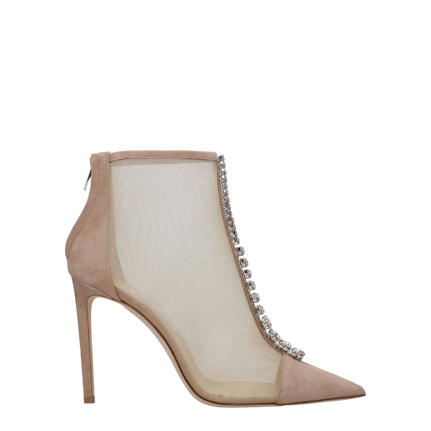 Jimmy Choo Women's Boots in Fabric  Beige/Nude Pink