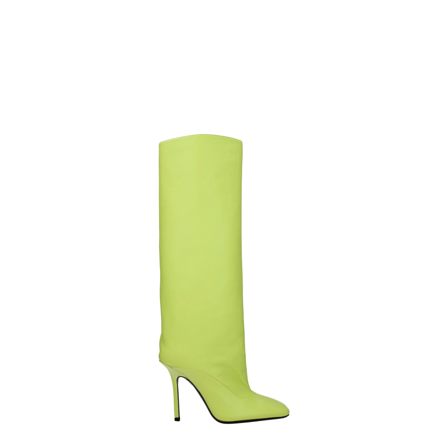 The Attico Women's Boots in Leather Green/Lime