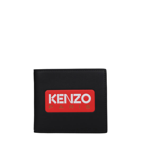 Kenzo Wallets Men Leather Black