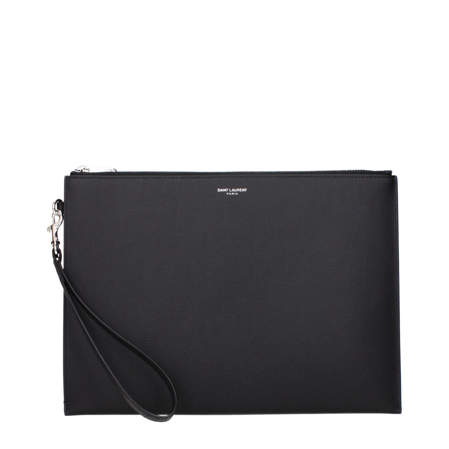Saint Laurent Clutches Men Leather Black