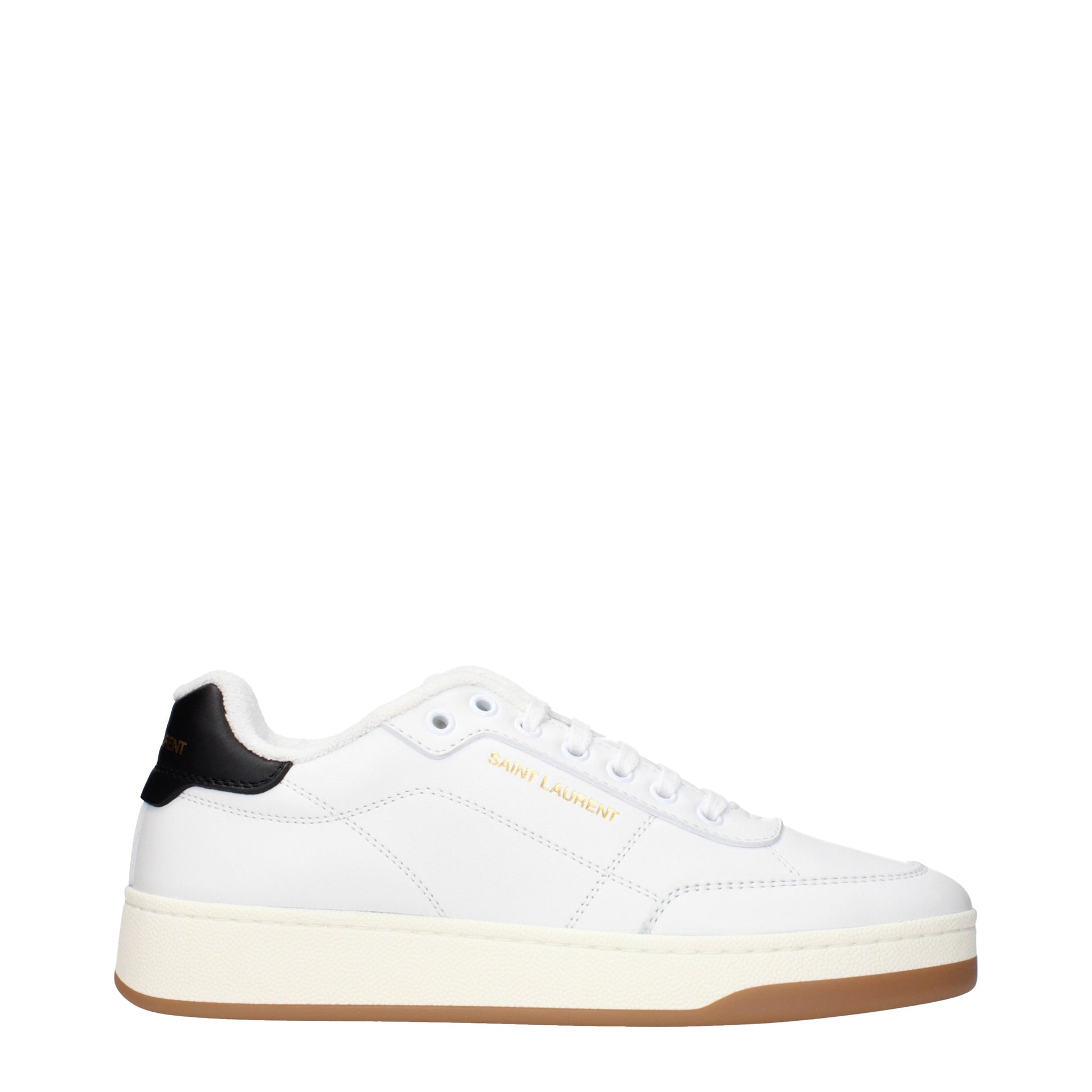 Saint Laurent Sneakers Men Leather White/Black