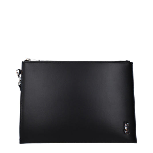 Saint Laurent Men's Clutches Leather