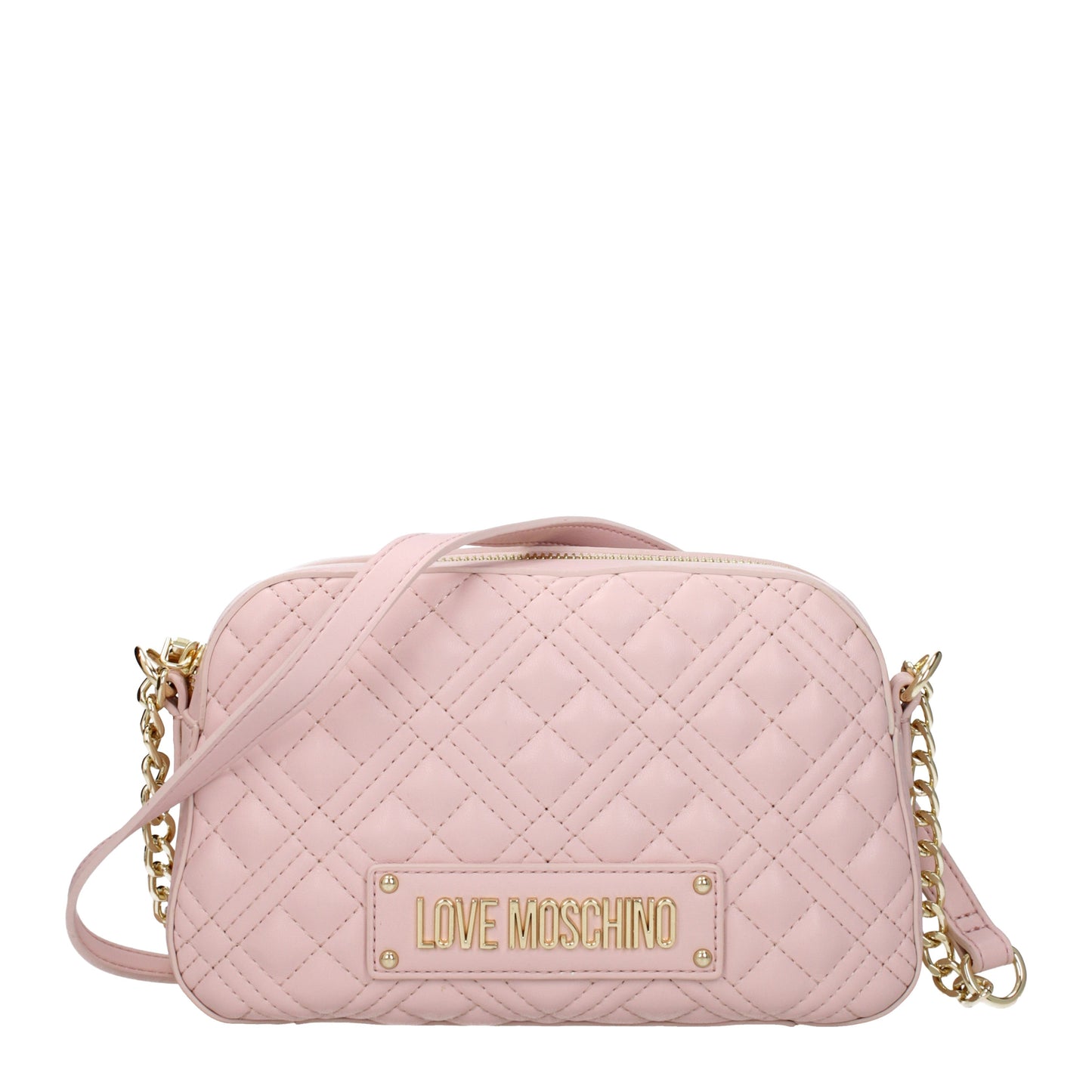 Love Moschino Crossbody Bags Women Polyurethane Pink/Powder Pink